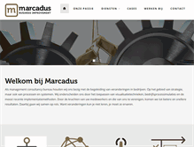 Tablet Screenshot of marcadus.com